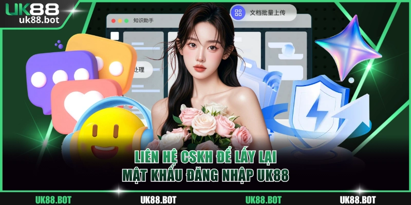 Liên hệ CSKH để lấy lại mật khẩu đăng nhập UK88