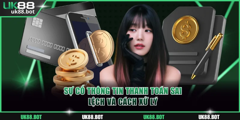 Sự cố thông tin thanh toán sai lệch và cách xử lý